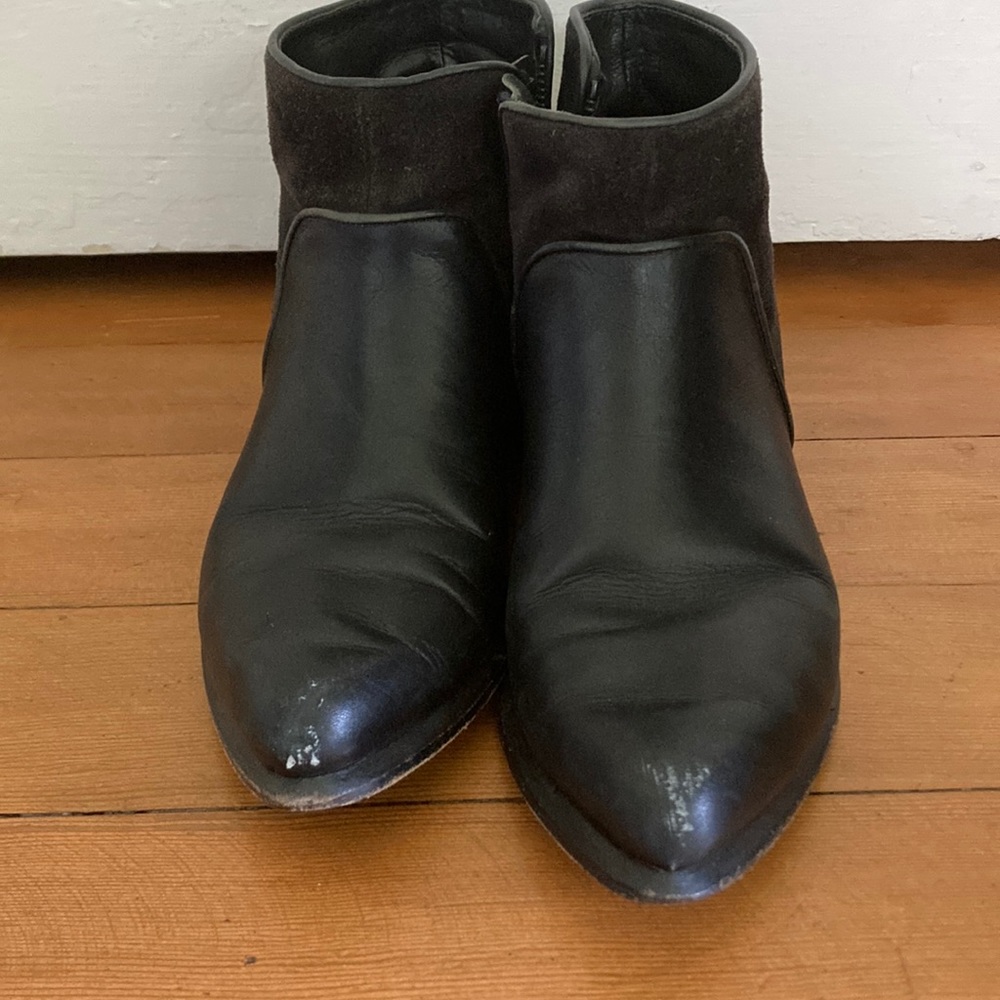Women's Rag & Bone leather and suede Boot in black, size eu 39 us 9